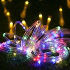 39ft Rope Solar String Lights Outdoor Waterproof Led Garden Fairy Light Pvc Tube