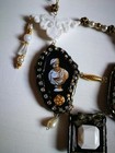 Baroque Jewelry Necklace Pendant Luxury Chunky Antique Statue Roman Mythology