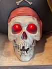 Disney Pirates Of The Caribbean Interactive Coin Bank Light Up Talking Skull New