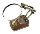 Vintage Desk Magnifier Lens Antique Nautical Brass Map Reader Magnifying Glass