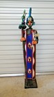 Huge 4  Rare Beaded Yoruba Sango Nigeria Africa Tribal Figure Statue Sculpture