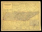 Antique Map Tennessee Electric Railway Map Interurban Antique 1920s Chattanooga