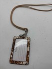 Pre-owned Coach Tan Lanyard Card Case