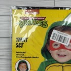 Infant Teenage Mutant Ninja Turtles Set Coverall Interchangeable Masks 12-18m