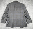 Peter Millar Men s Sport Coat 42s Gray Blue 100  Wool Blazer  jacket Windowpane