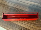 Vintage Red Metal Hanging Socket Caddy Tray  Tool Organizer
