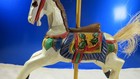 Vintage Primitive Wooden Folk Art  Hand Made Carousel Horse Size 12  Tall