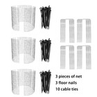 Plants Protector From Animals Rustproof 13 7inch Metal Mesh Plants Cages Protect
