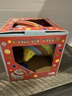 Spinning Top Circus Clowns Elephants Schylling Vintage Tin Metal 8    X 7 5    Nib