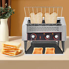 450slices h Commercial Conveyor Toaster 2600w Stainless Steel Industrial Toaster