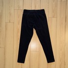 Jordan Girls Black Logo Leggings 12-13 Years Cotton Stretch Pull-on