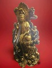 Large Brass Statue Of Kwan Yin