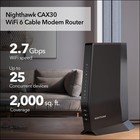 Netgear Nighthawk Modem Router Combo Cax30 Docsis 3 1 Cable Modem And Wifi 6    