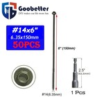 Timber Screws  14x6  Heavy-duty Green Coated Exterior Lag Structural Wood Screws