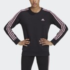 Adidas Essentials 3-stripes Womens Fleece Sweatshirt Size L  12-14 