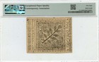 1778 September 26  40 Continental Currency  Cc-84 Pmg Au58 Epq