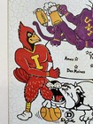 Vintage Iowa Sports Beer Sign - Cyclones Hawkeyes Panthers Illinois Bulldogs