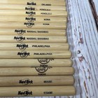 Large Lot Of 34 Hard Rock Cafe Wooden Drum Sticks Worldwide Tokyo  Oslo  Bahamas