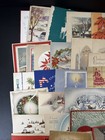 Vintage Christmas Holiday Greeting Cards  Lot Of 50  Used   9