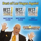 Adam London s Laughternoon Las Vegas Show Certificate For Two Guests