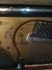 1901 Antique Piano  Wheelock  Ornate Upright Piano  Dark Mahogany  German Made  