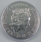 2017 Uk Queen s Beasts Lion Of England 10-pounds 10 Oz  9999 Fine Silver Coin