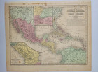 Map Central America 1852