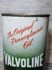 1940s Valvoline Freedom Pa Pennsylvania Motor Oil 1 Quart Metal Tin Can Rare