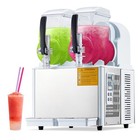Self-cleaning Dual 4l Commercial Slushie Machine  370w  7 2l  Carbon Steel Hand