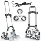 Stair Climbing Cart  220 Lbs Aluminum Stair Climber Dolly  Heavy Duty Folding   