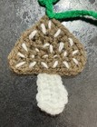     new Hand Crochet Bunting Toadstool Mushrooms Autumn Gift Camper Christmas T8