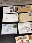 Worldwide Postal History Cover Airmail Registered Multi Country Lot Of 10
