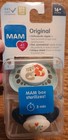 Mam Original Orthodontic Pacifier 2-pack Size 16  Months  4 Designs Available