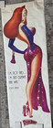 Vintage 1987 Jessica Rabbit Life Sized Who Framed Roger Rabbit Movie Poster