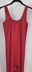 Vintage Flexatard Body Design By Gilda Red Unitard Bodysuit 70s 80s Stirrups L
