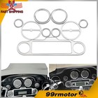 Speedometer Speaker Trim Kit Fit For Harley Touring Electra Street Glide 96-2013