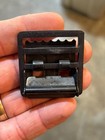 Nos Vintage Black Oxidized Military Trousers Brass Belt Buckle 1 1 4  1978