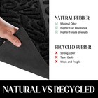 Welcome Mat Outdoor 29 5x17  Waterproof Non-slip Outdoor 29 5x17 Inch Black