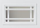 Clopay Prairie 510 Replacement Window Inserts  short Panel Garage Door White
