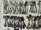130 Pc Vintage Silverplate Flatware Lot Ornate Forks Spoons Knives Crafts L4