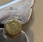 Vintage Sterling Custom Collar Tips By Maker Wage Western Collar Tips  2 Pair 