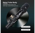 Wireless Bluetooth Karaoke Microphone With Speaker  Handheld Portable Mic For Si