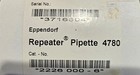 Eppendorf Multipette 4780 Repeater Pipette New  x2 