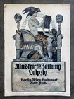 2 Antique Ww1 1914 Illustrirte Zeitung German News Magazines Art Collection Rare