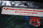 Vtg Wool Felt Ornament Craft Kit Santa   Mrs  Claus Yarn 1978 New Holiday -zz 