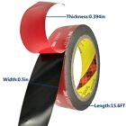 Heavy Duty Double Sided Foam Tape - 1 2  X 15 6ft  3m Vhb  Home Office Car
