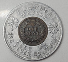 1903 Indian Cent Au   Early Encased Lucky Penny Im Your Mascot Never Go Broke