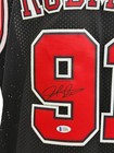 Dennis Rodman Basketball Hand Signed Autographed Authentic Jersey Bas Coa