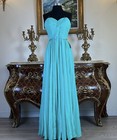 Women s Formal Strapless Lace Up Back Bridesmaid Long Evening Gown Prom Dress