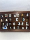 Vintage Mixed Lot Of 47 Sewing Thimbles With Wood Cases X2